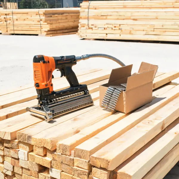 Framing nailer setup