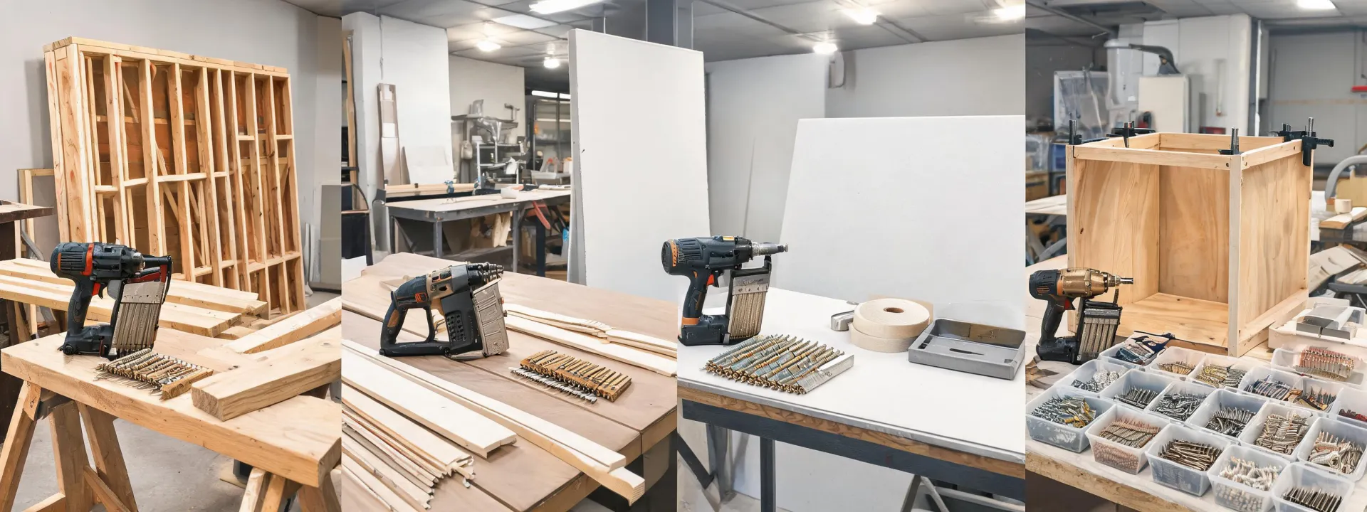 Fastening applications across construction and shop work