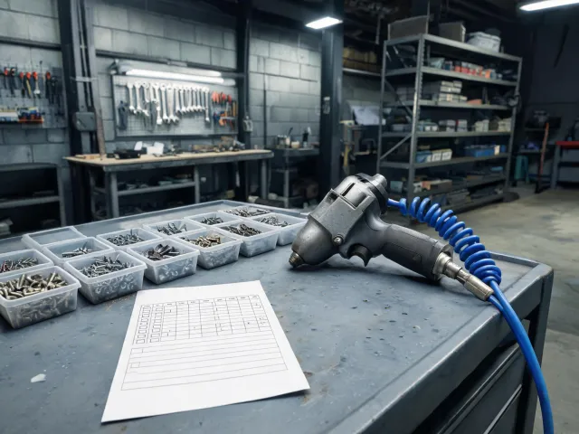 Maintenance shop tool bench